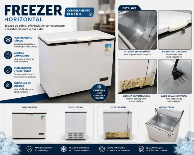 Freezer e geladeira marca Consul