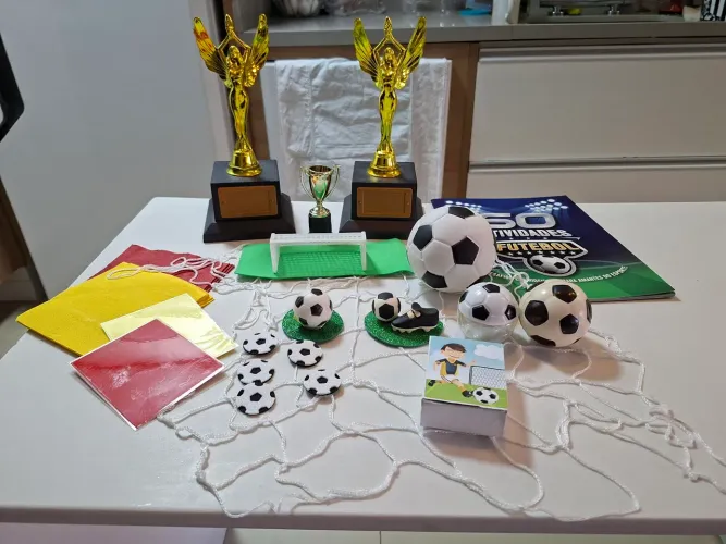 Festa futebol - itens decorativos