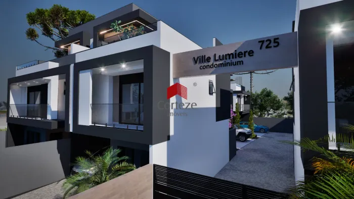 Sobrado em condomínio com 140,47m² 3 quartos, à venda, no bairro Bacacheri em Curitiba