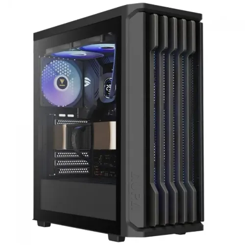 GABINETE GAMER GAMDIAS AURA GC11 ARGB PRETO (4 FANS INCLUSAS) NOVO LACRADO!