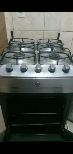 Fogão fucionado perfeitamente