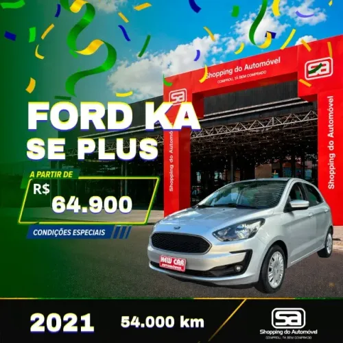 Ford KA 1.5 SE Plus 12V Flex 5P Aut. 2021