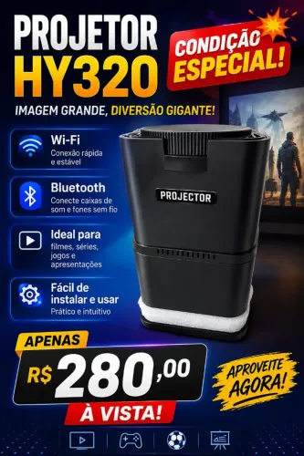 Projetor hy320 promoção