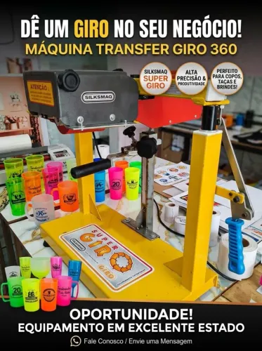 Prensa Transfer para copos personalizados