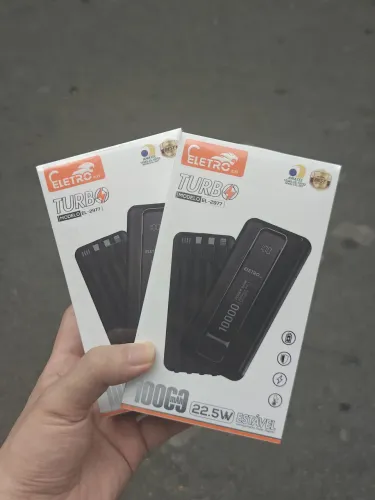 Carregador portátil turbo 10.000 mAh - ENTREGA A DOMICÍLIO