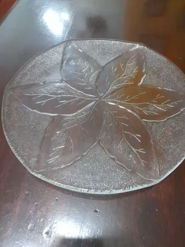 Prato para bolo em cristal 