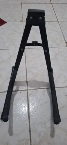 Suporte pedestal dobrável para guitarra violão baixo