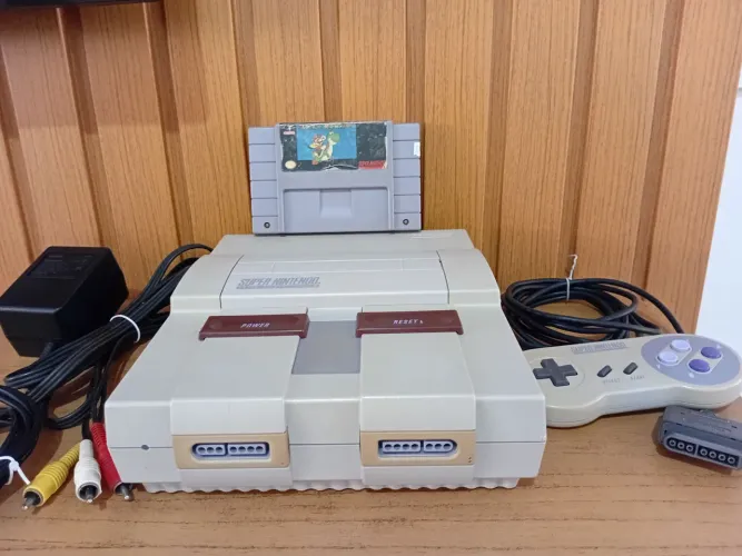 Super Nintendo tudo original funcionando perfeitamente