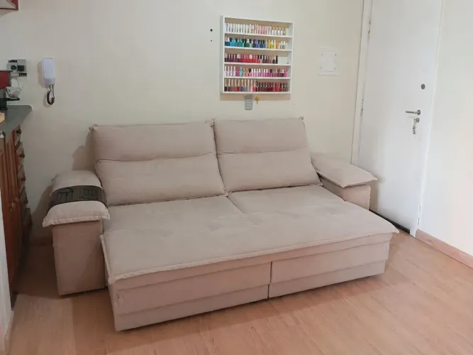 Sofá retrátil 3 lugares