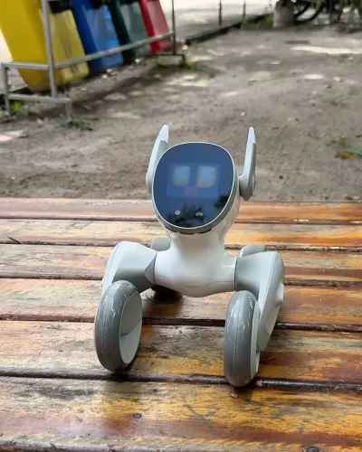 Robô Loona Petbot com IA GPT 4o + Base de Carregamento