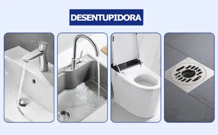 Desentupidora de Pia ralo canos vaso sanitário desentupidor