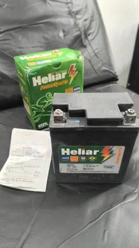 Bateria Heliar HTZ7L (12V 6Ah) - Nova, c/ Nota e Garantia (Comprada Ontem)