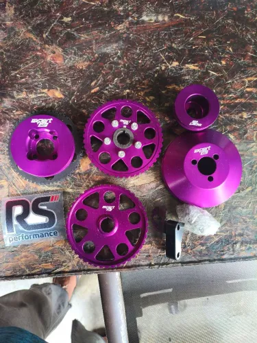 Kit polias motor ap 8v billet, linha street expert