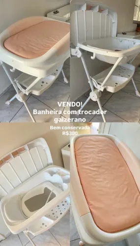 Banheira com trocador galzerano