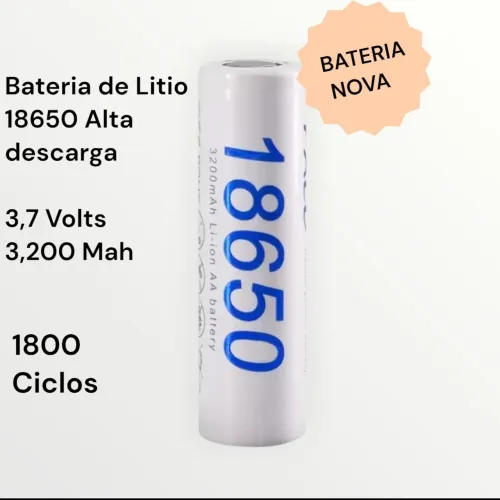 Bateria de Litio Alta descarga
