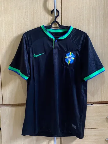 Camisa seleção Brasil 22/23 Preta e Verde