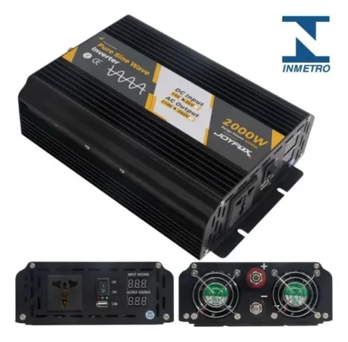 Inversor Joyfox Original Onda Senoidal Pura 2000W - 4000W pico 24v 60hz.Novo Lacrado.