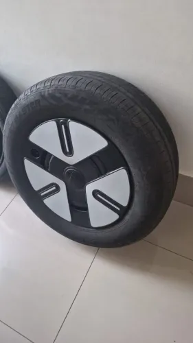 Roda completa Geely EX2 PRO ARO 15 com calota original