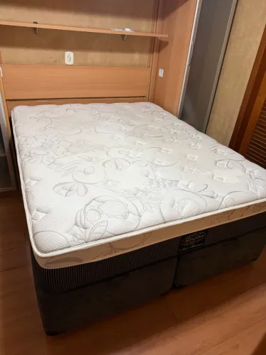 Cama Queen Size - KingStar - Com box bau