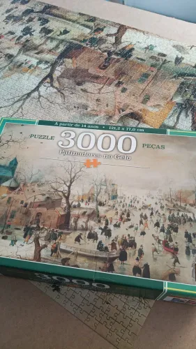 Quebra-cabeça Grow 3000 peças: Patinadores No Gelo