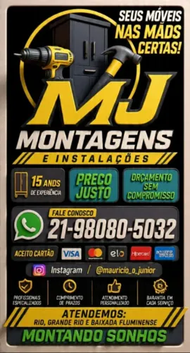 MONTADOR DE MÓVEIS PROFISSIONAL.