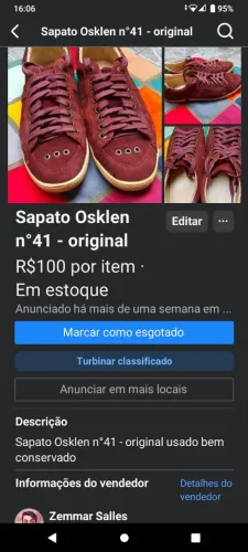 Sapato Osklen