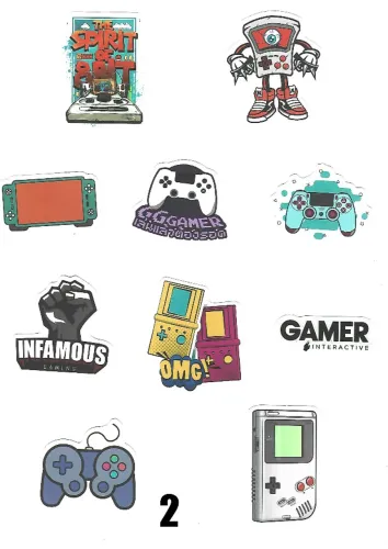 Adesivos (sticker) Gamer 02 (10 Unidades)