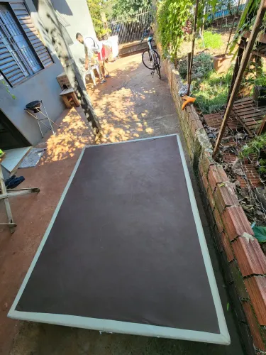 Base para Colchão Ortobom Casal usada com detalhes