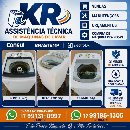 KR Assistência Técnica de Máquinas de Lavar