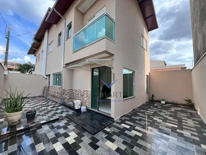 Casa com 3 dormitórios para alugar, 93 m² por R$ 2.615,08/mês - Parque Nova Carioba - Amer