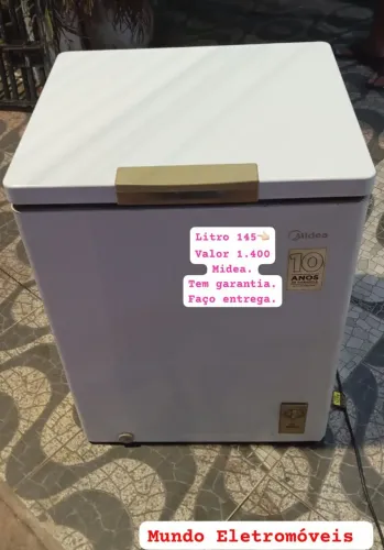 FREEZER MIDEA 145 LITROS USADO