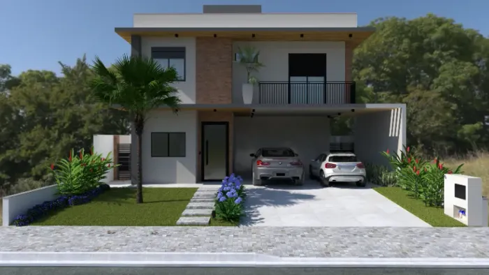 Casa no Condomínio Gran Ville São Venâncio, 03 Suítes + HomeOffice + Piscina