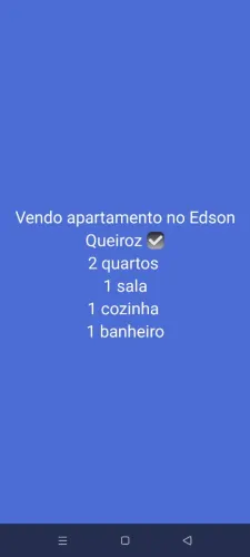 Vendo apartamento Edson Queiroz 