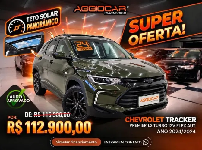 Chevrolet Tracker Premier 1.2 Turbo 12V Flex AUT 2024