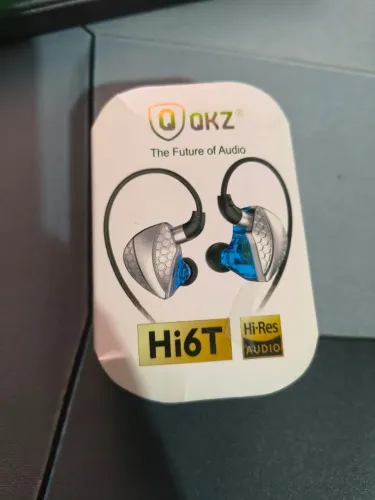Fones De Ouvido Hi-Fi Com Microfone QKZ Hi6T