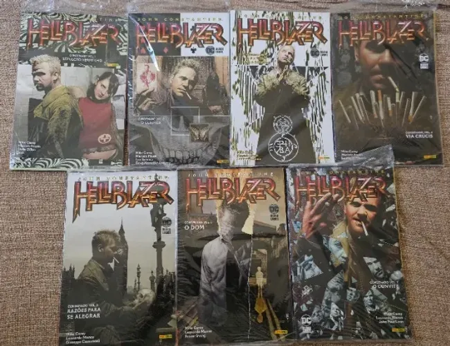 John Constantine: Hellblazer - Condenado - DC - Panini (completa, 7 volumes, 5 lacrados)
