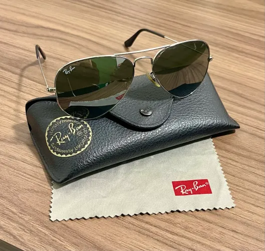 Ray-Ban RB3025 Aviator Original - W3275 | Tamanho 55 | Completo