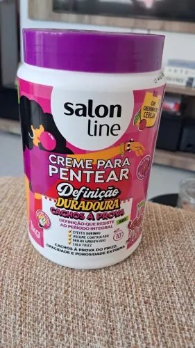 Creme de pentear Salon Line R$35 1kg