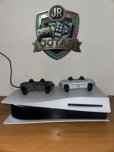 PS5 Mídia Física + 2 Controles + Jogos Digitais no Console (Completo!)