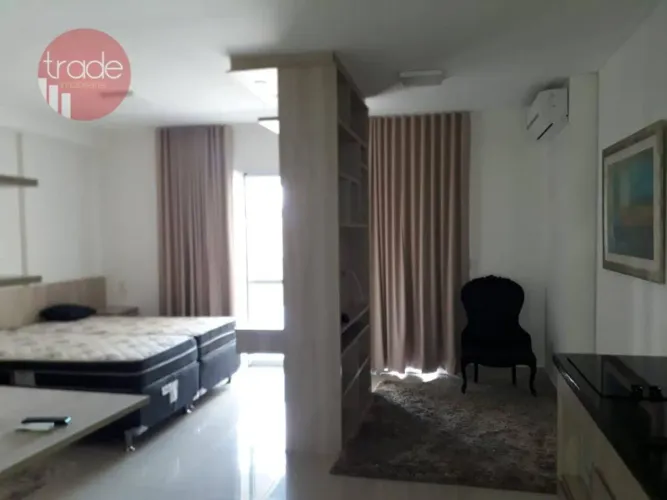 Flat com 1 quarto para alugar, 44 m² por R$ 2.897/mês - Bosque das Juritis - Ribeirão Pret