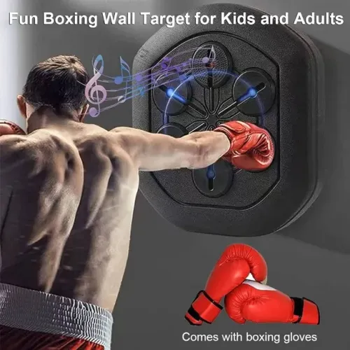 Máquina de Boxe Two Bluetooth Saco de Pancada Inteligente Treino Musical 