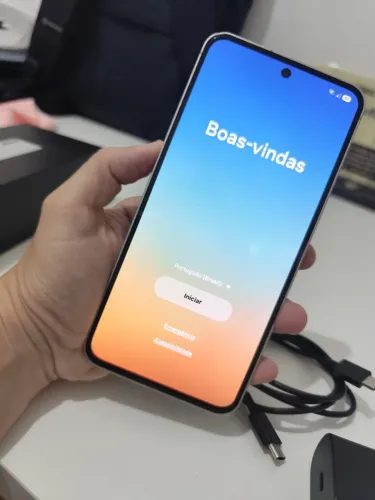 Galaxy S24 FE 128GB com nota fiscal de compra, caixa e todos os acessórios. ESTADO DE NOVO