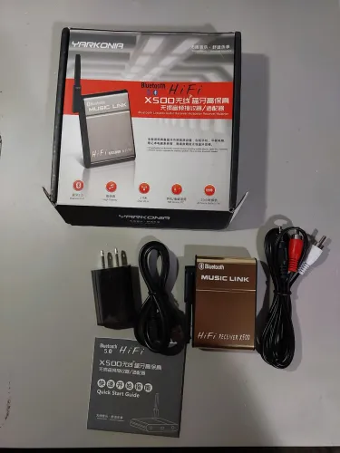 Receptor De Áudio Bluetooth 5.0 Hifi Yarkonia X500 Novo Na Caixa<br>
