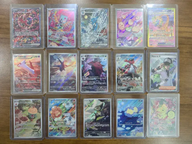 Combo de cartas Raras Pokemon