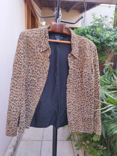 Jaqueta camurça Animal print