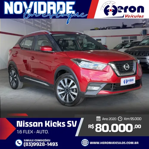 Nissan Kicks SV 1.6 16V Flexstar 5P Aut. 2020