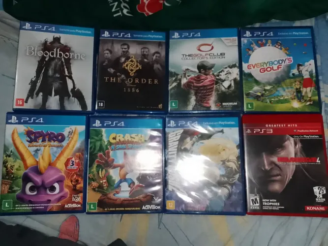 Jogos de PS4 e para Ps5 disco