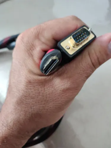 Cabo Hdmi X Vga Macho Conversao De Sinal Vga Pra Receptores