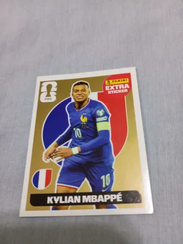 Figurinha Lendária Mbappé Ouro