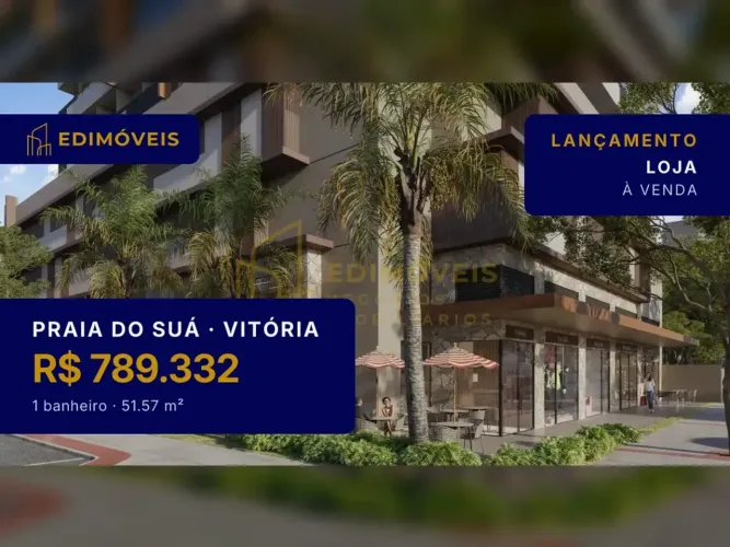 Loja no Solara: potencial de locação na Praia do Suá
